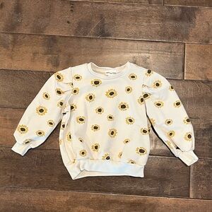 Sunflower Print Kids Top
